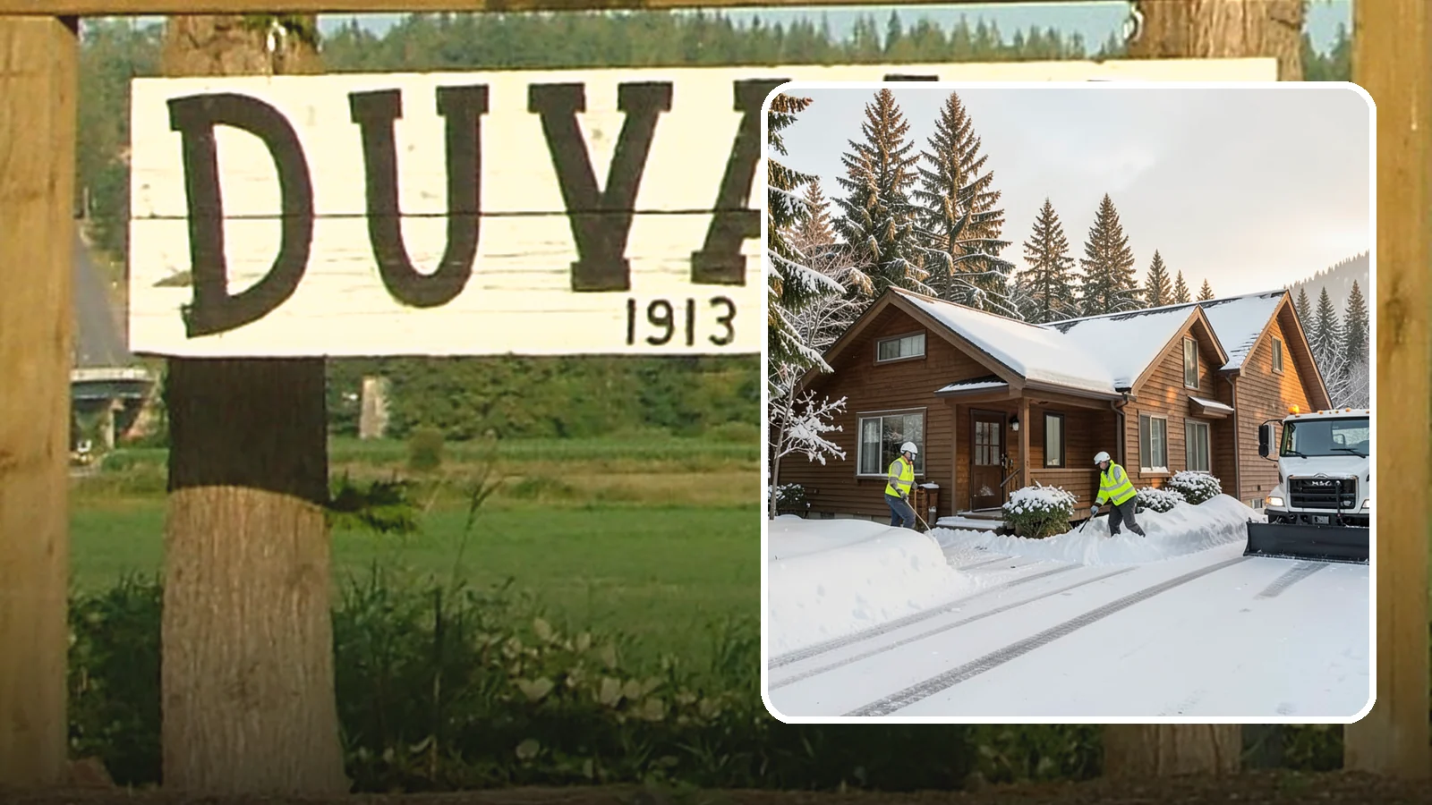 Cabin Snow Removal in Duvall, King County, WA - We clear access and rooflines for cabins and getaway homes in the Cascade foothills and passes where real snow accumulates.