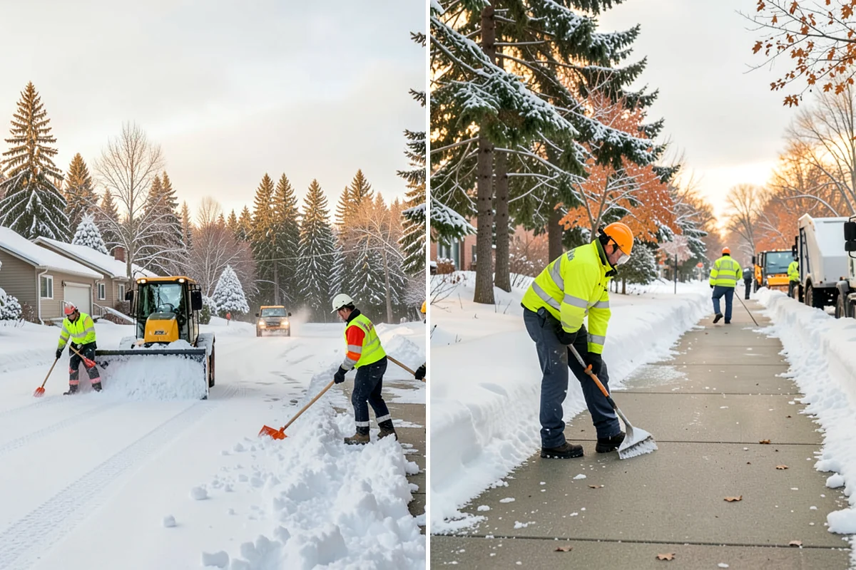 Cabin Snow Removal in Federal Way, King County, WA - We set a monitoring and clearing schedule with you