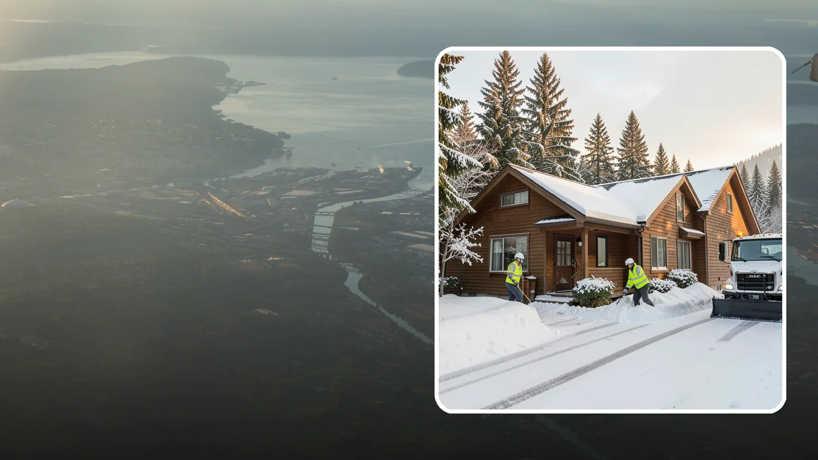 Cabin Snow Removal in Fife, Pierce County, WA - We clear access and rooflines for cabins and getaway homes in the Cascade foothills and passes where real snow accumulates.