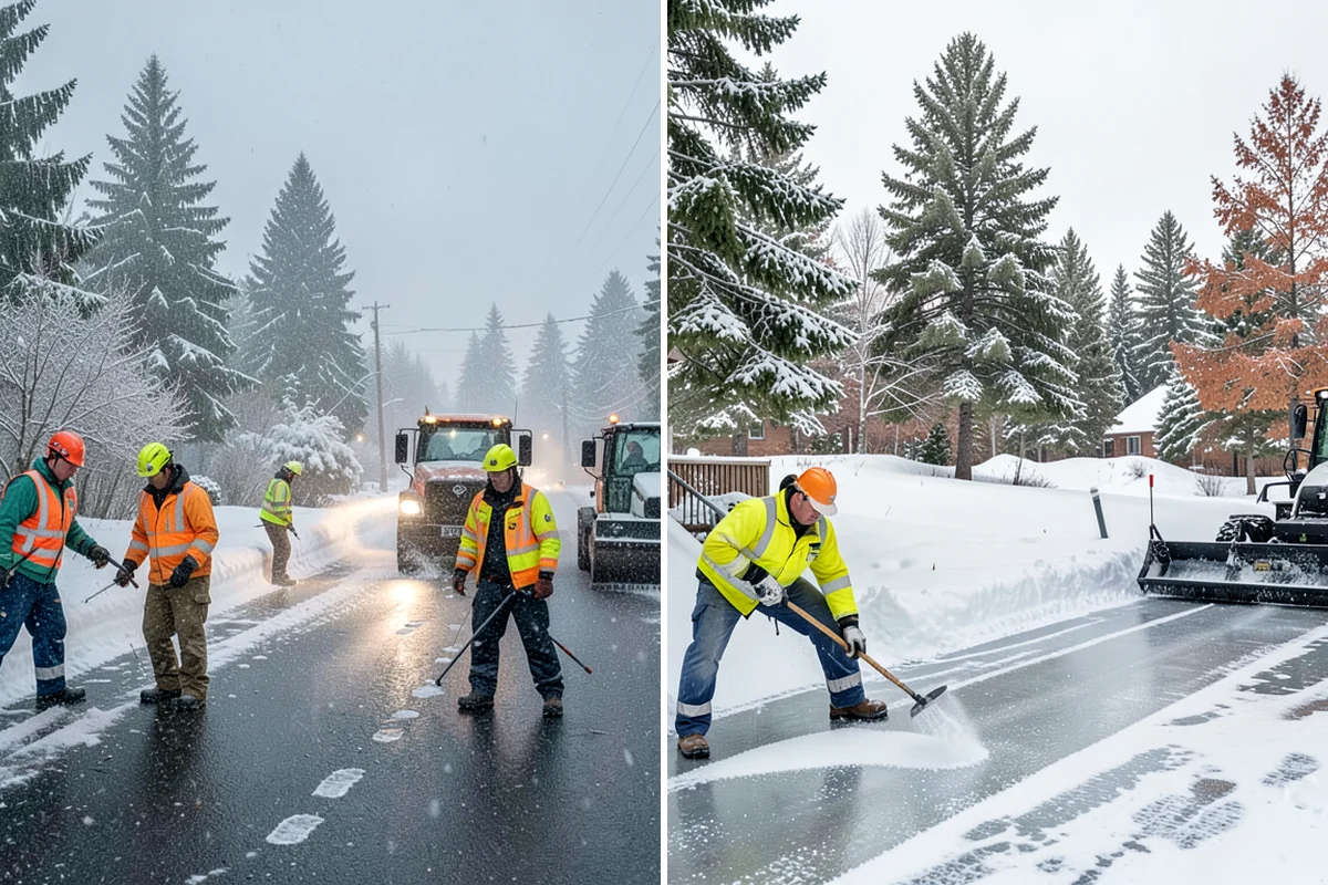 Cabin Snow Removal in Fircrest, Pierce County, WA - We set a monitoring and clearing schedule with you