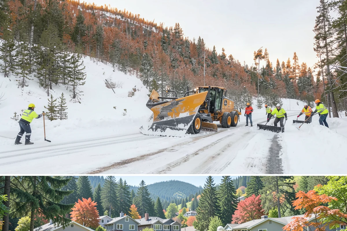 Cabin Snow Removal in Fircrest, Pierce County, WA - Mountain and foothill cabins need attention throughout the snow season, which runs deeper and longer than the lowland winter...