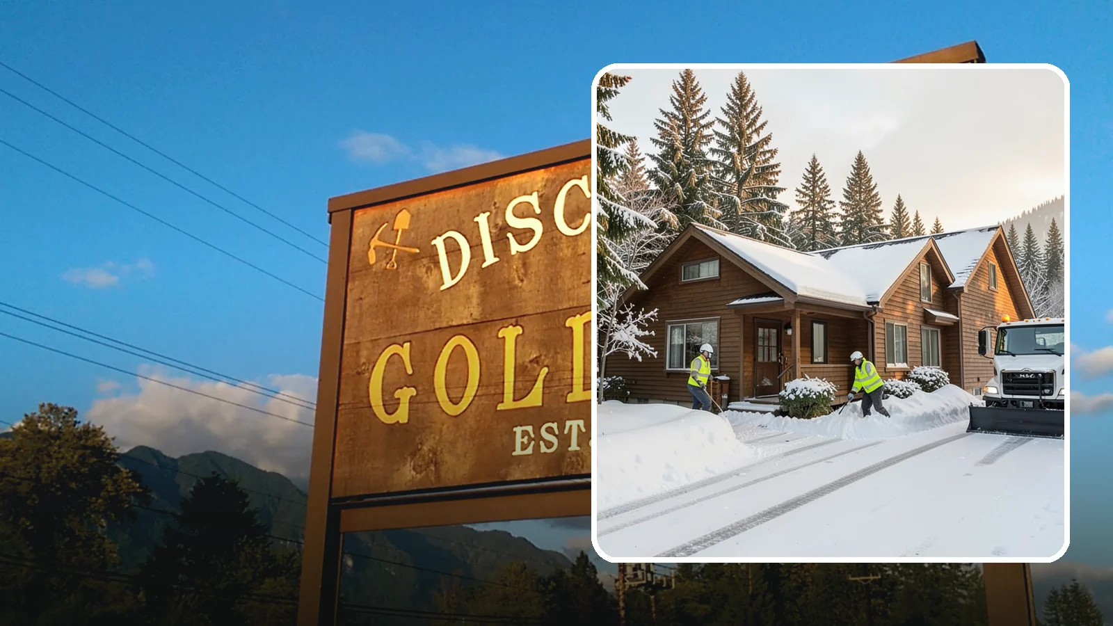 Cabin Snow Removal in Gold Bar, Snohomish County, WA - We clear access and rooflines for cabins and getaway homes in the Cascade foothills and passes where real snow accumulates.
