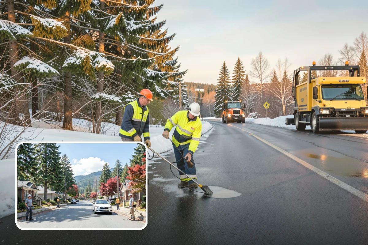 Cabin Snow Removal in Hunts Point, King County, WA - Keeps mountain and foothill cabin access open