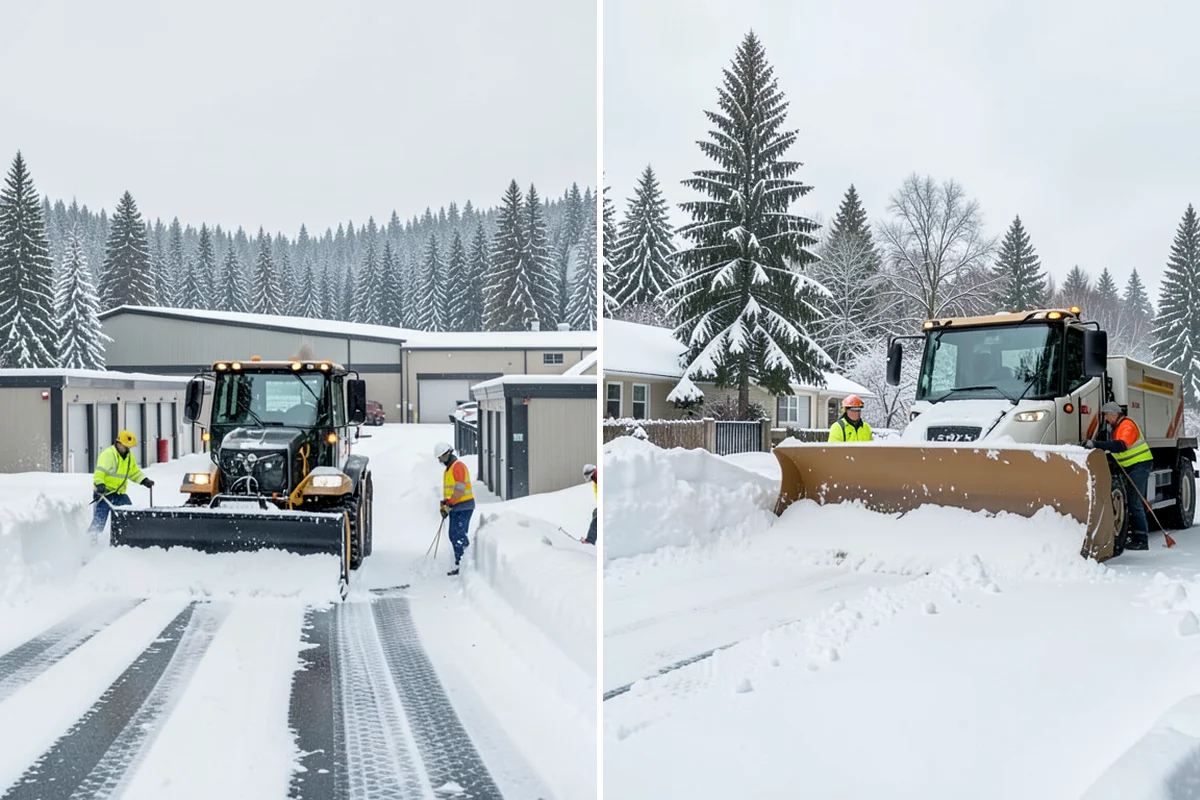 Cabin Snow Removal in Hunts Point, King County, WA - We set a monitoring and clearing schedule with you