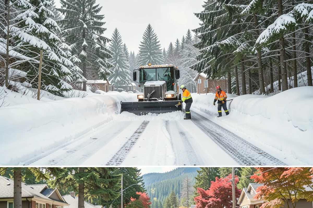 Cabin Snow Removal in Hunts Point, King County, WA - Mountain and foothill cabins need attention throughout the snow season, which runs deeper and longer than the lowland winter...