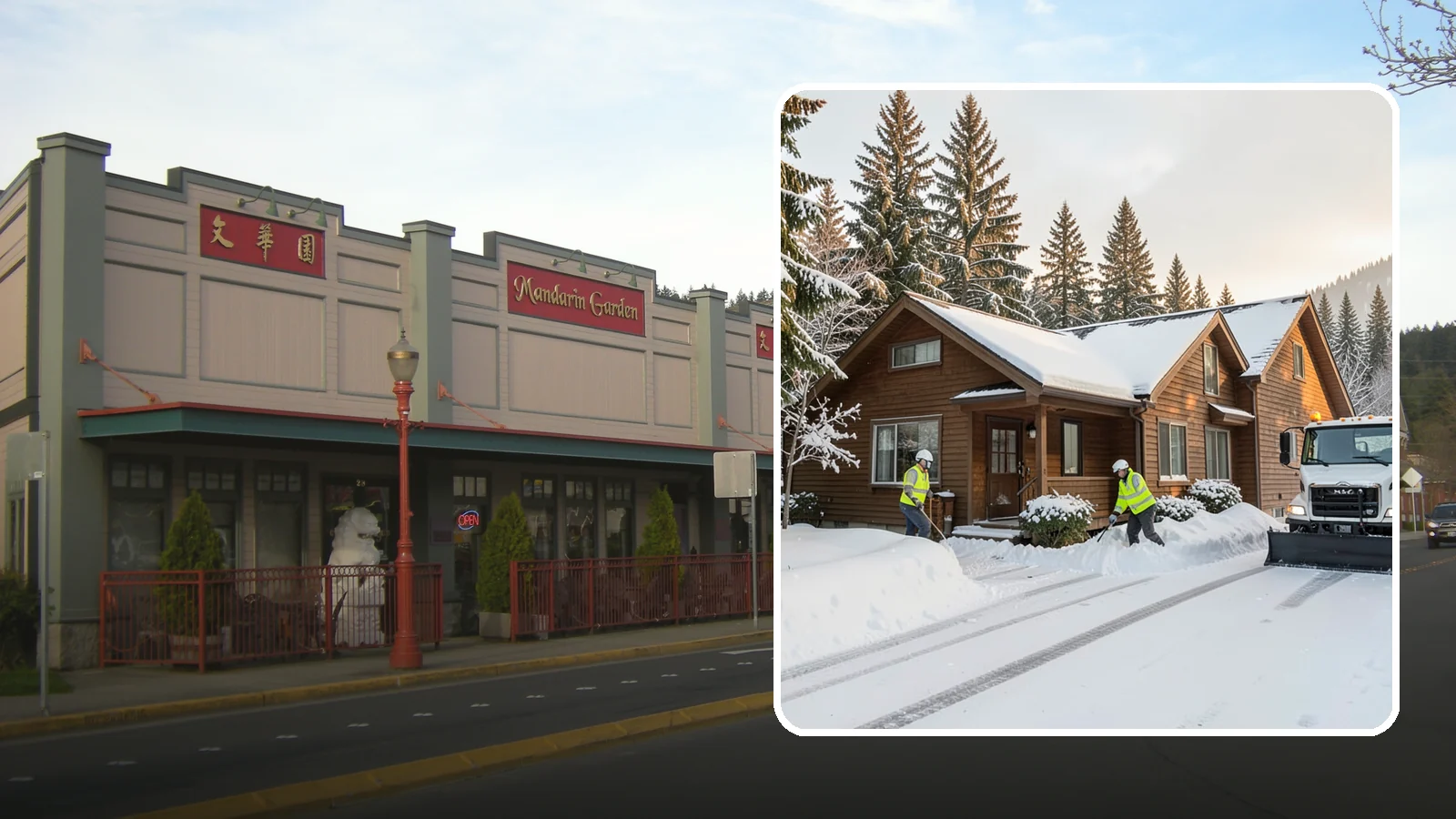 Cabin Snow Removal in Issaquah, King County, WA - We clear access and rooflines for cabins and getaway homes in the Cascade foothills and passes where real snow accumulates.