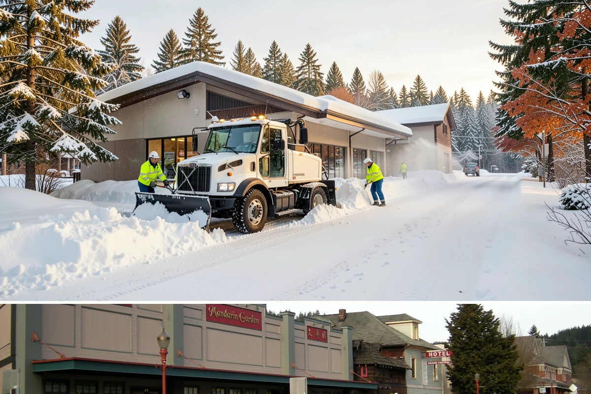 Cabin Snow Removal in Issaquah, King County, WA - Mountain and foothill cabins need attention throughout the snow season, which runs deeper and longer than the lowland winter...