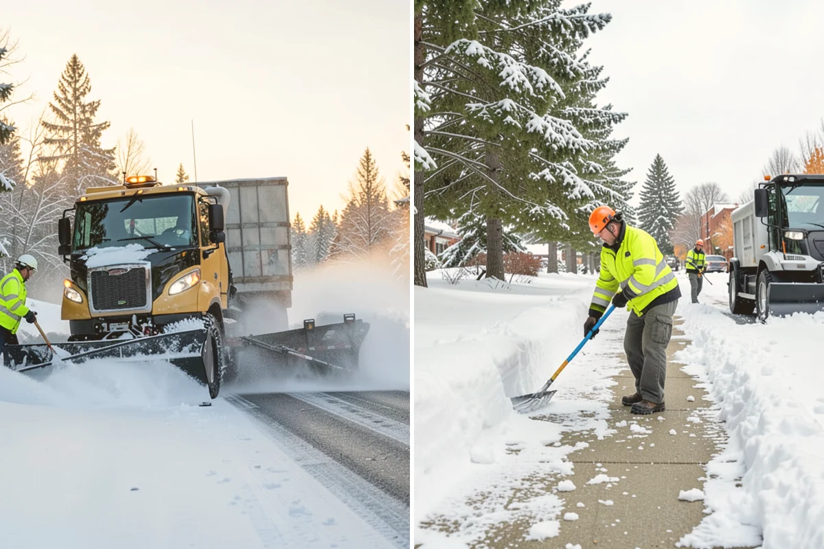 Cabin Snow Removal in Kent, King County, WA - We set a monitoring and clearing schedule with you