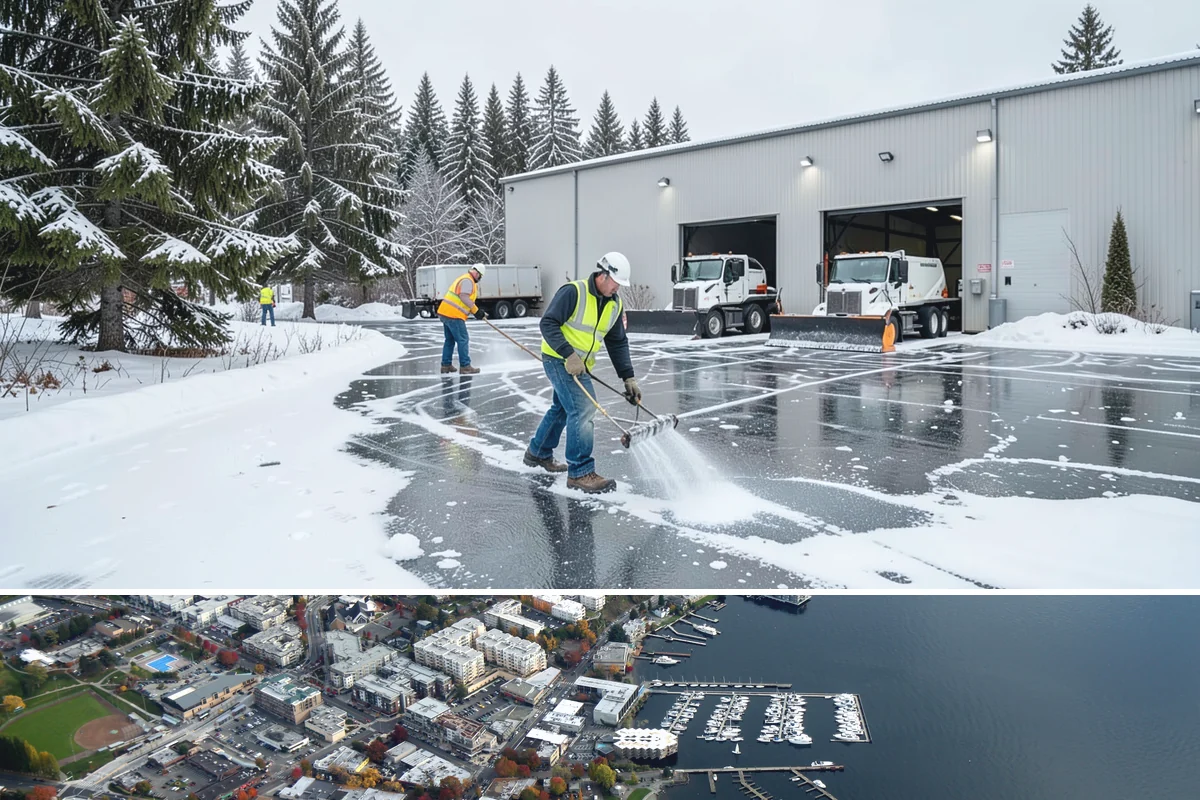 Cabin Snow Removal in Kirkland, King County, WA - Mountain and foothill cabins need attention throughout the snow season, which runs deeper and longer than the lowland winter...