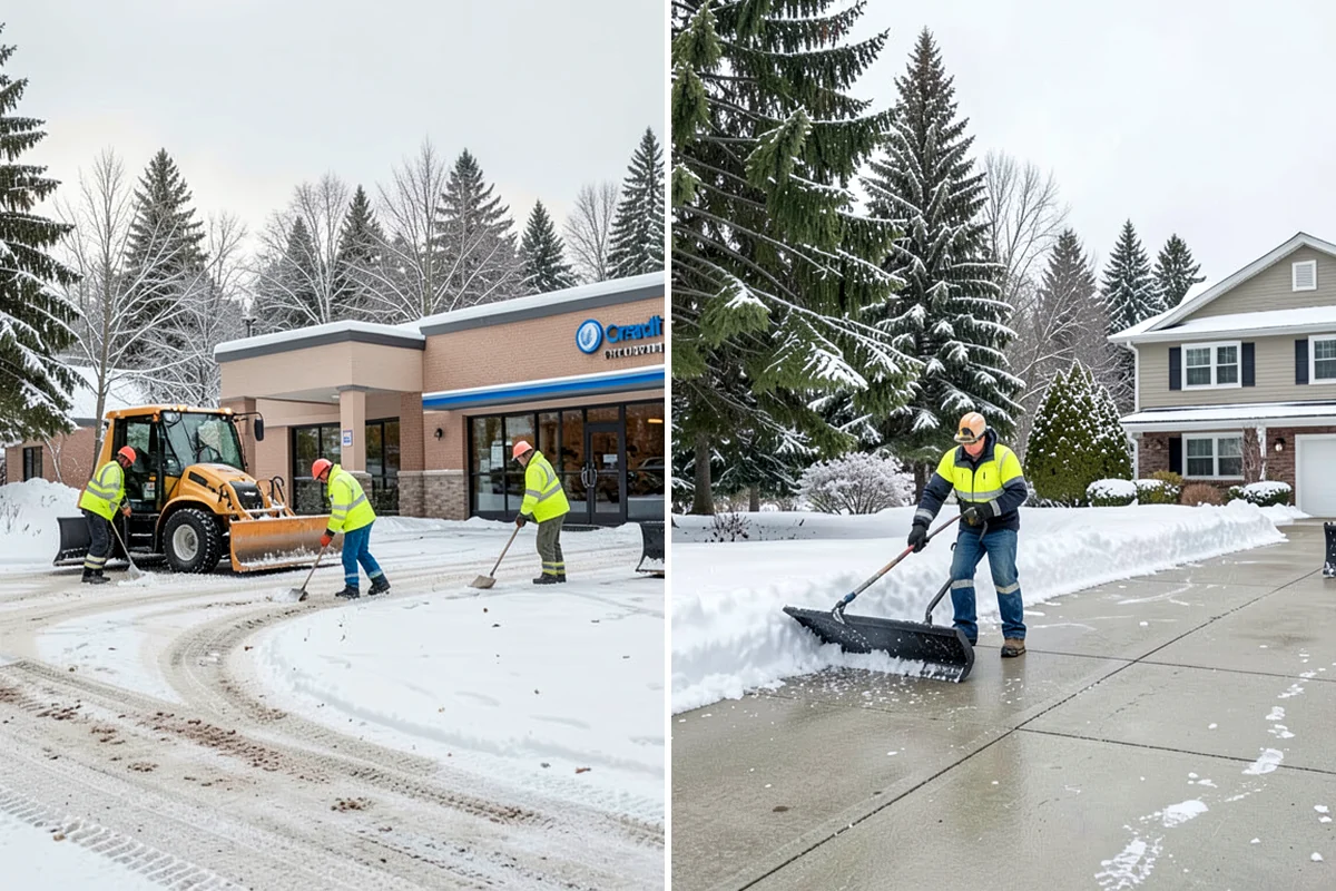 Cabin Snow Removal in Lake Forest Park, King County, WA - We set a monitoring and clearing schedule with you