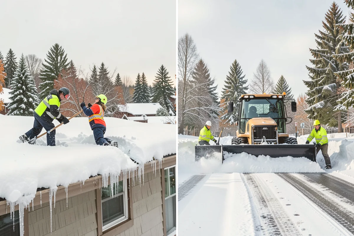 Cabin Snow Removal in Langley, Island County, WA - We set a monitoring and clearing schedule with you