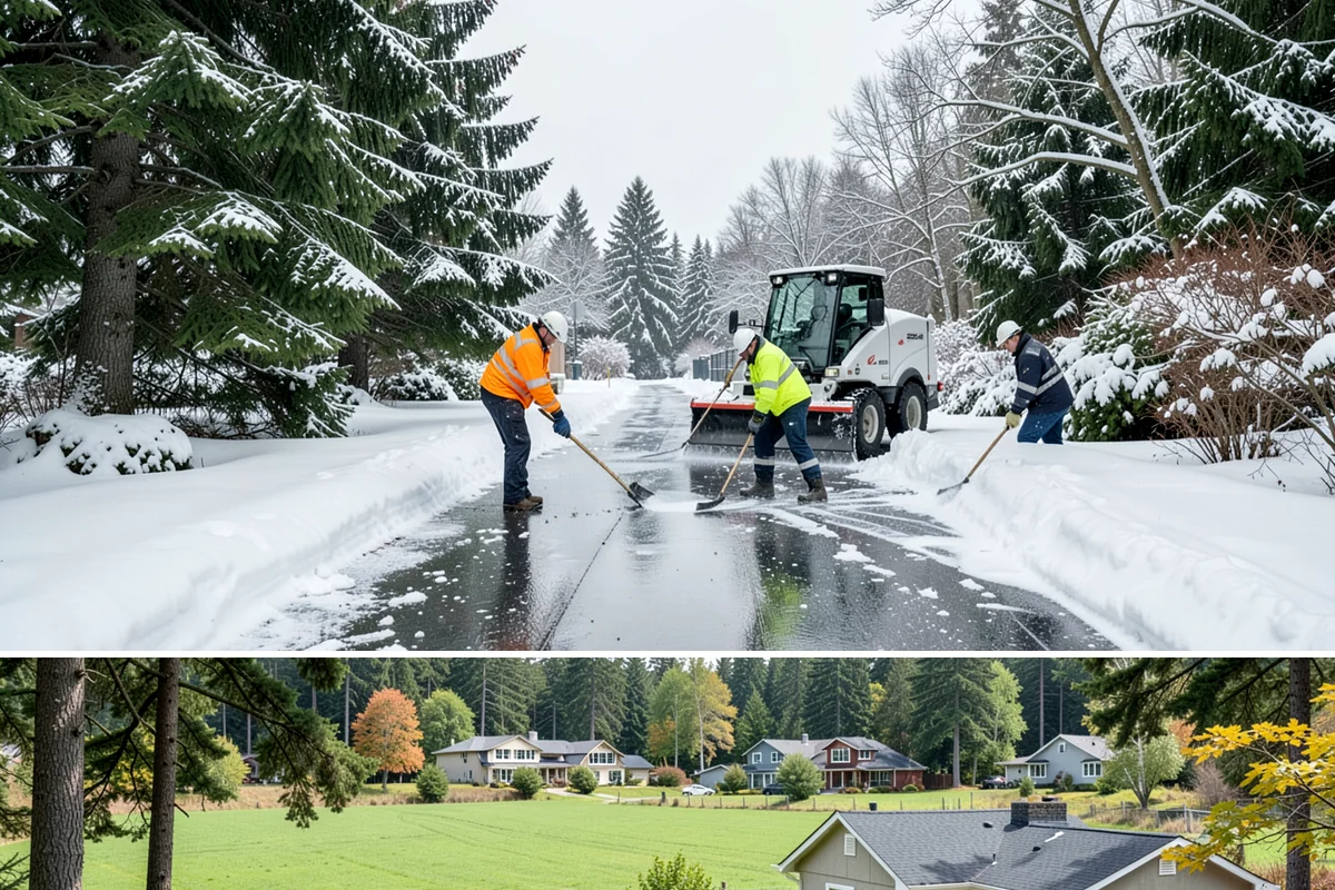 Cabin Snow Removal in Lyman, Skagit County, WA - Mountain and foothill cabins need attention throughout the snow season, which runs deeper and longer than the lowland winter...