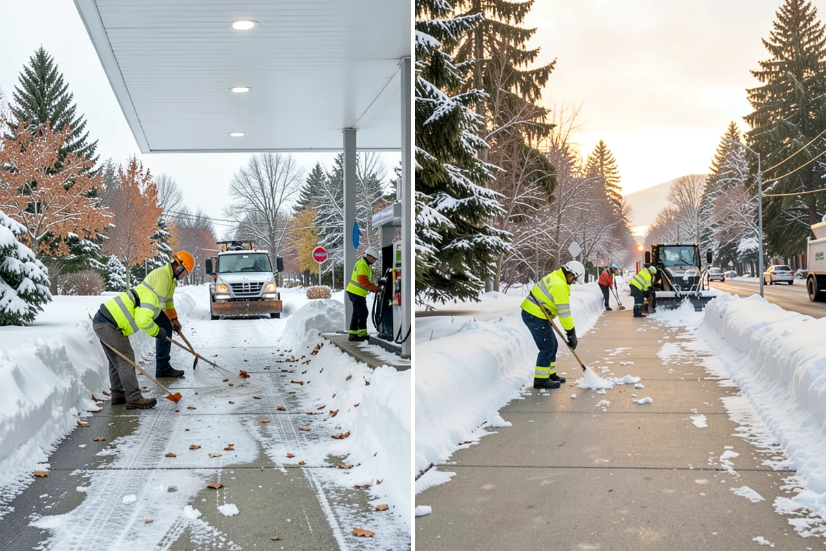 Cabin Snow Removal in Maple Valley, King County, WA - We set a monitoring and clearing schedule with you