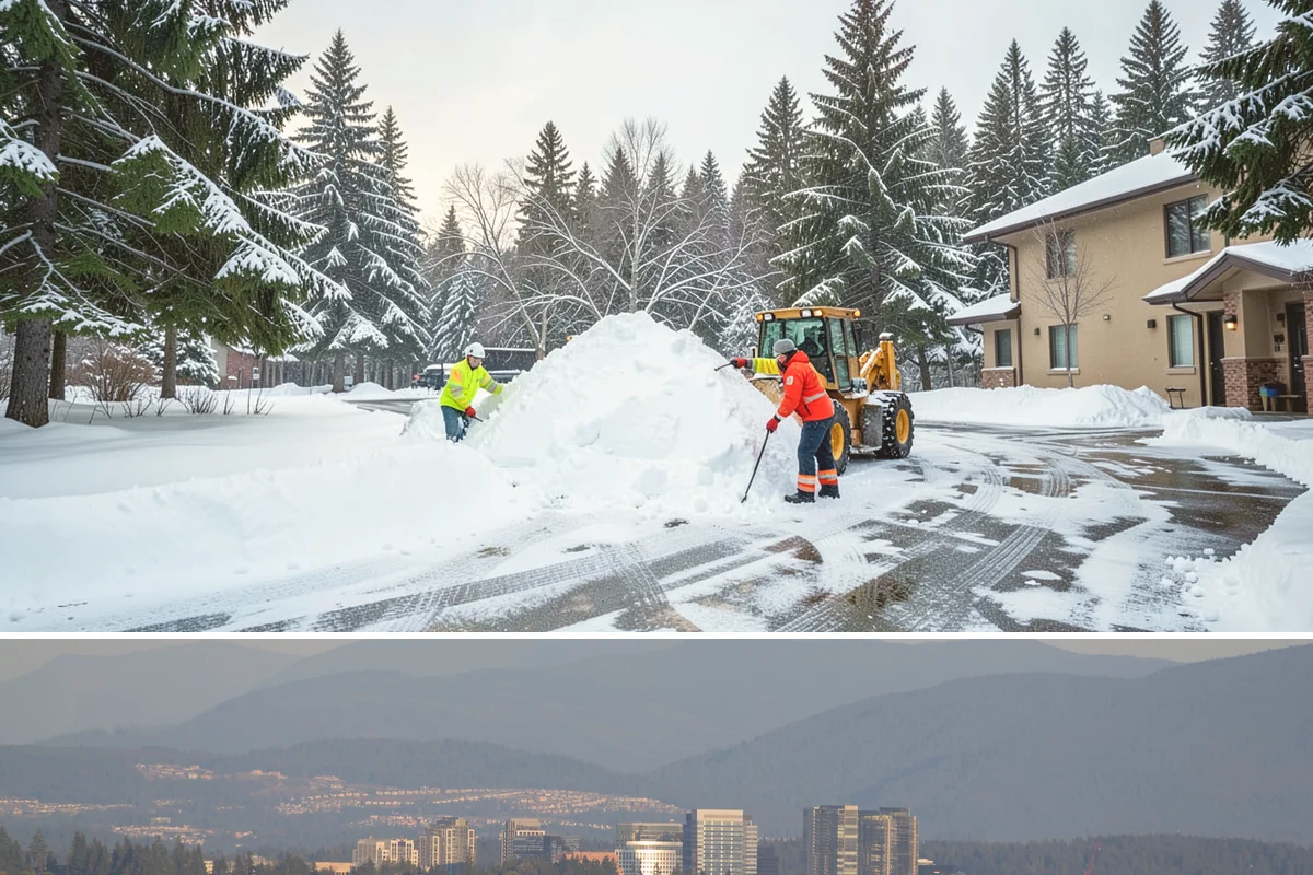 Cabin Snow Removal in Medina, King County, WA - Mountain and foothill cabins need attention throughout the snow season, which runs deeper and longer than the lowland winter...