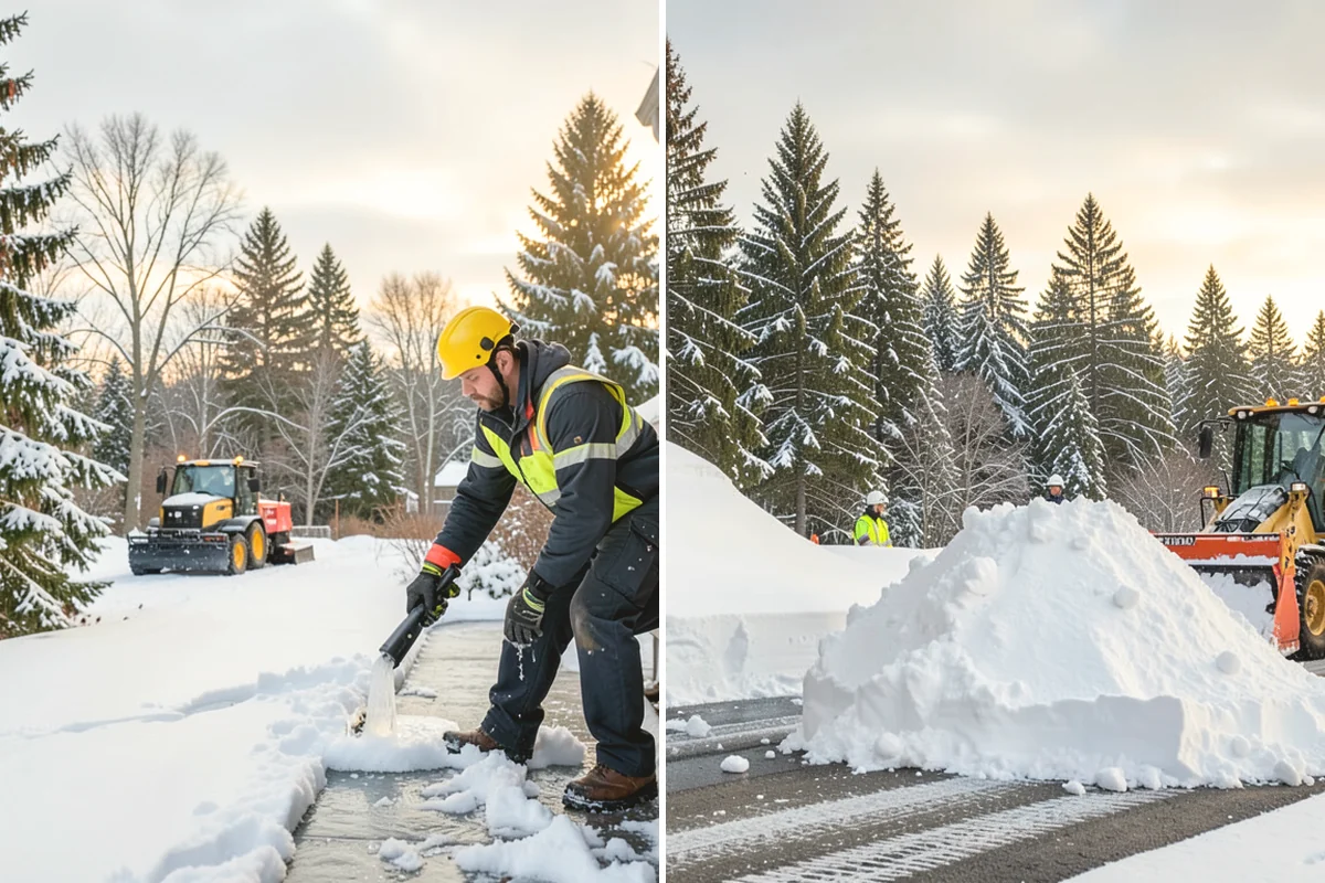 Cabin Snow Removal in Mercer Island, King County, WA - We set a monitoring and clearing schedule with you