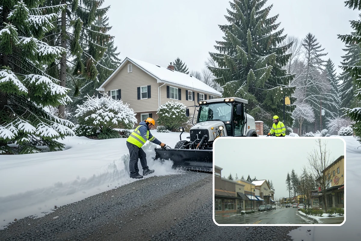 Cabin Snow Removal in Mill Creek, Snohomish County, WA - Keeps mountain and foothill cabin access open