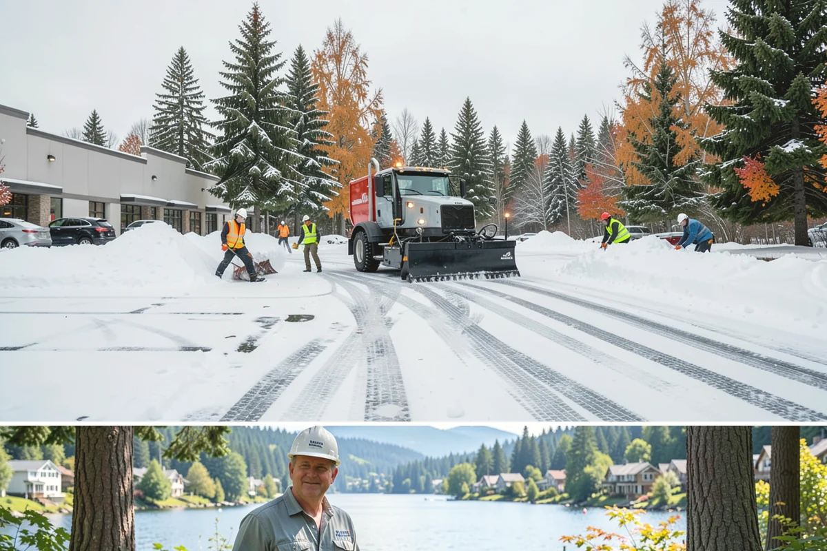 Cabin Snow Removal in Milton, King County, WA - Mountain and foothill cabins need attention throughout the snow season, which runs deeper and longer than the lowland winter...