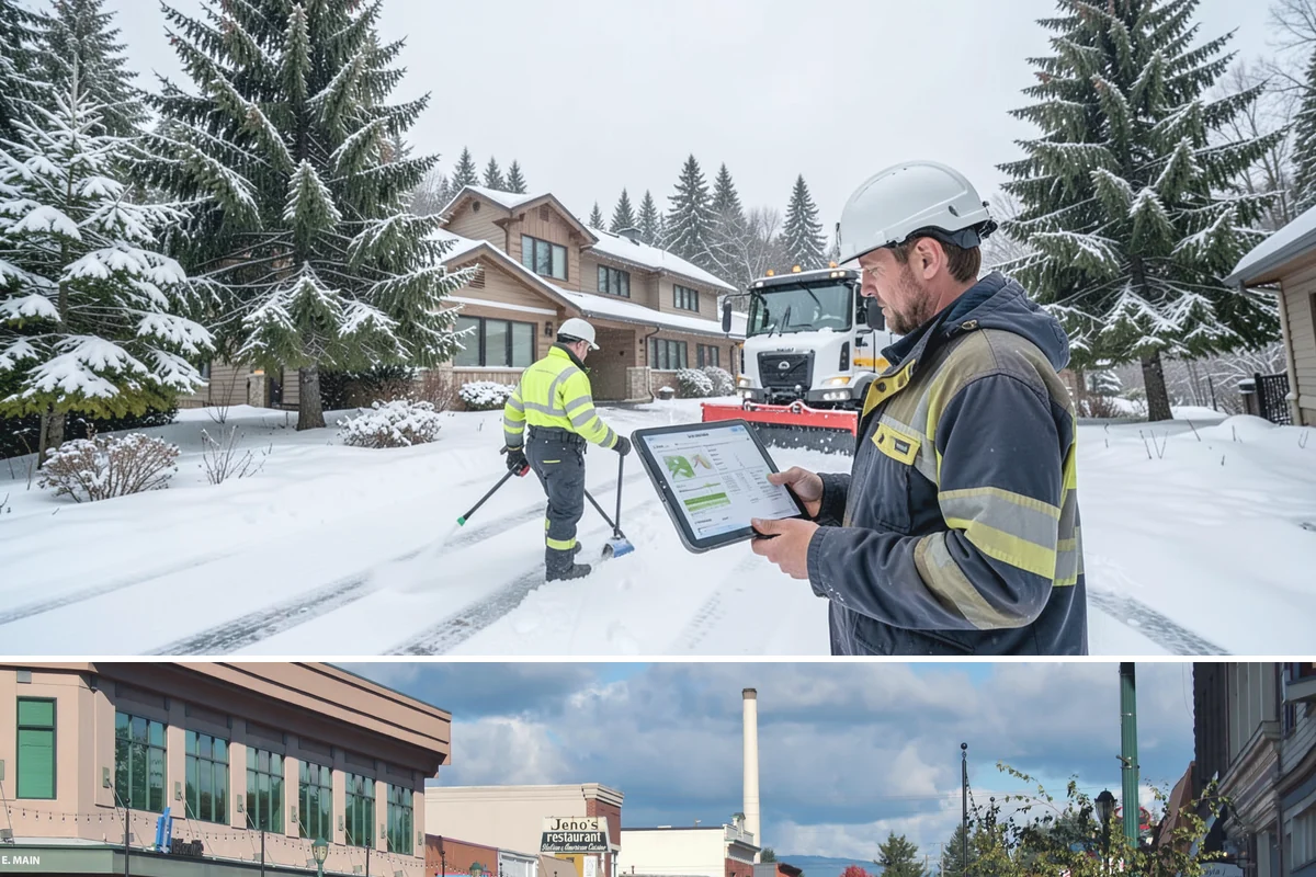 Cabin Snow Removal in Monroe, Snohomish County, WA - Mountain and foothill cabins need attention throughout the snow season, which runs deeper and longer than the lowland winter...