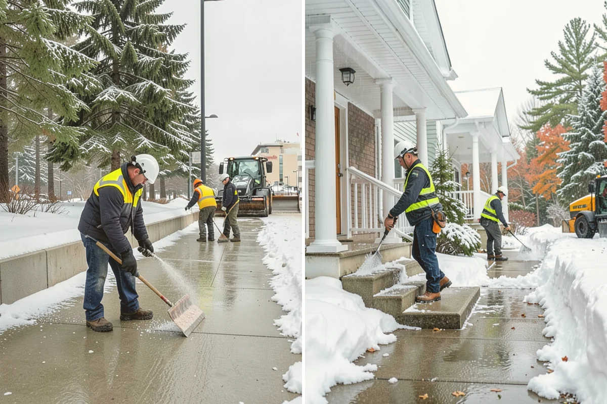 Cabin Snow Removal in Newcastle, King County, WA - We set a monitoring and clearing schedule with you