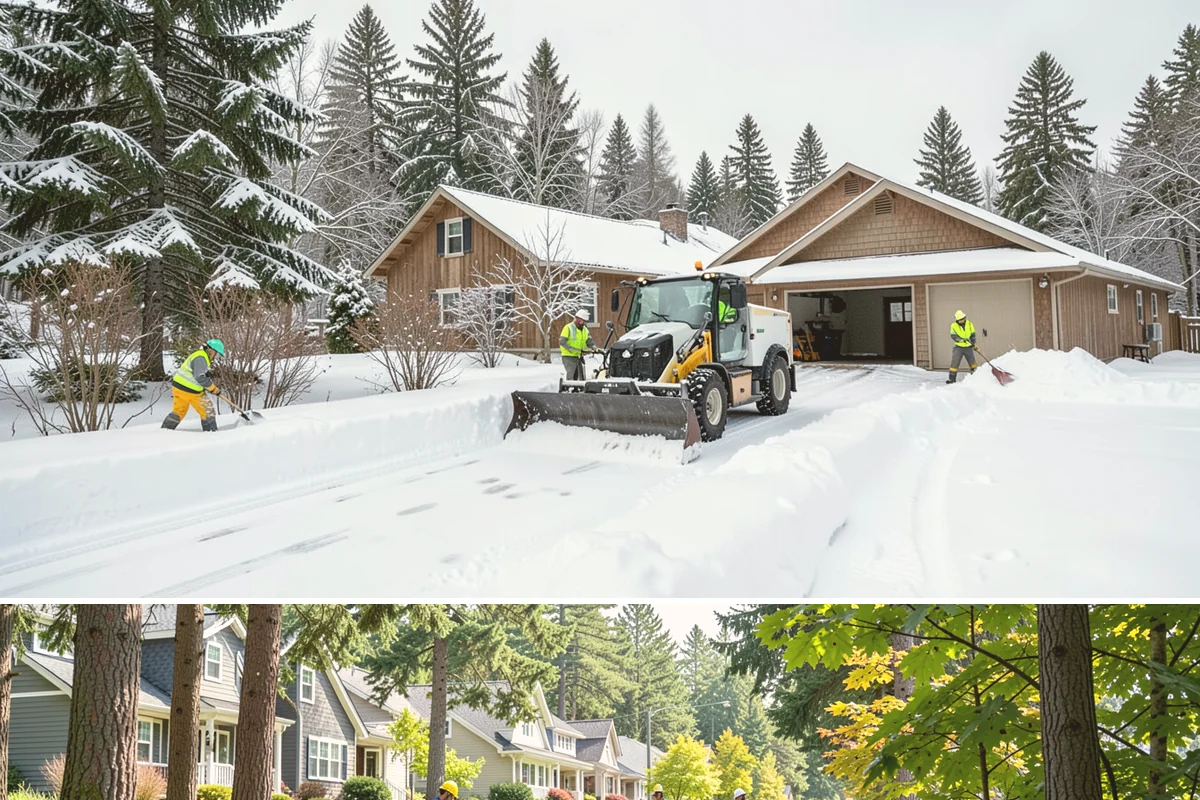 Cabin Snow Removal in Normandy Park, King County, WA - Mountain and foothill cabins need attention throughout the snow season, which runs deeper and longer than the lowland winter...