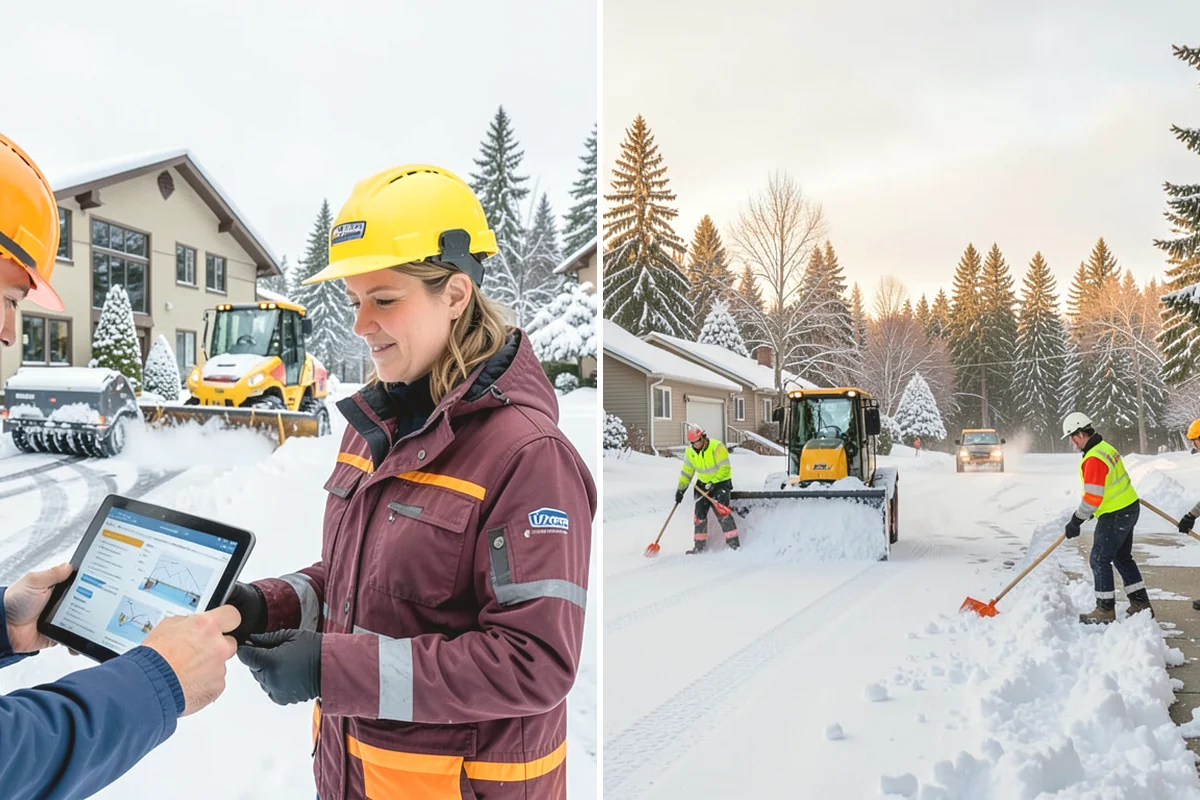 Cabin Snow Removal in Oak Harbor, Island County, WA - We set a monitoring and clearing schedule with you