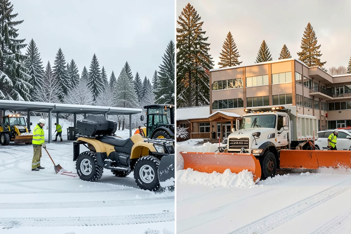 Cabin Snow Removal in Pacific, King County, WA - We set a monitoring and clearing schedule with you