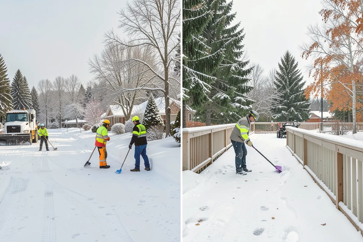 Cabin Snow Removal in Sammamish, King County, WA - We set a monitoring and clearing schedule with you