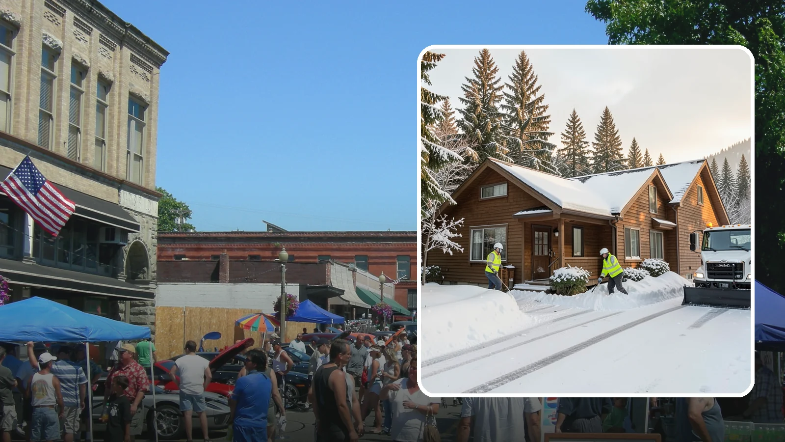 Cabin Snow Removal in Snohomish, Snohomish County, WA - We clear access and rooflines for cabins and getaway homes in the Cascade foothills and passes where real snow accumulates.