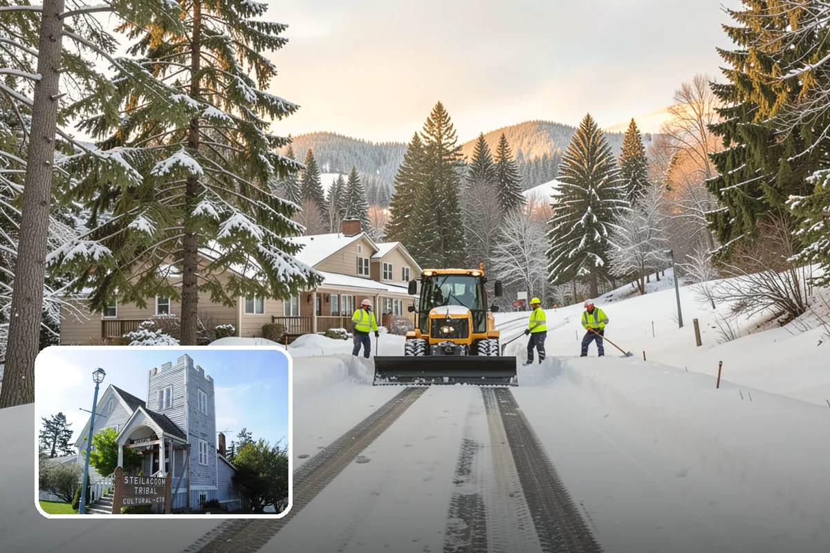 Cabin Snow Removal in Steilacoom, Pierce County, WA - Keeps mountain and foothill cabin access open
