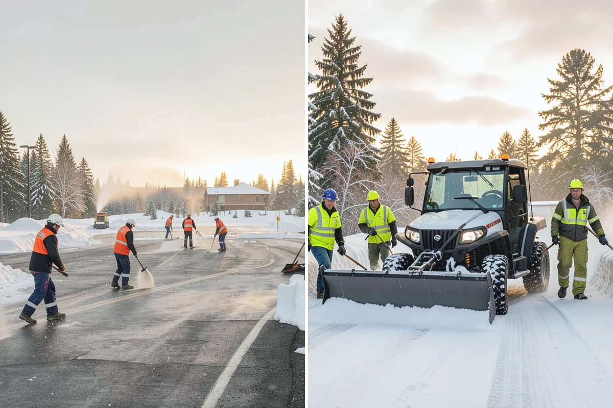 Cabin Snow Removal in Sumner, Pierce County, WA - We set a monitoring and clearing schedule with you