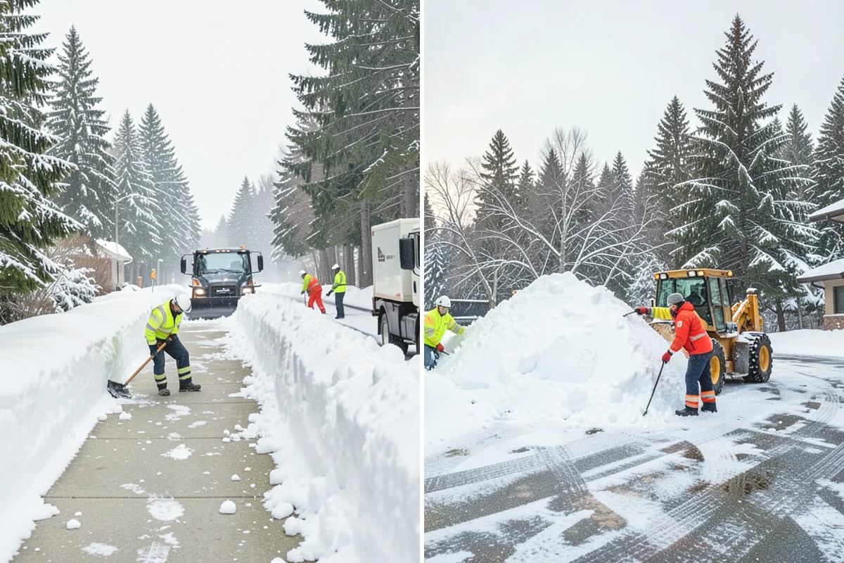 Cabin Snow Removal in Tukwila, King County, WA - We set a monitoring and clearing schedule with you