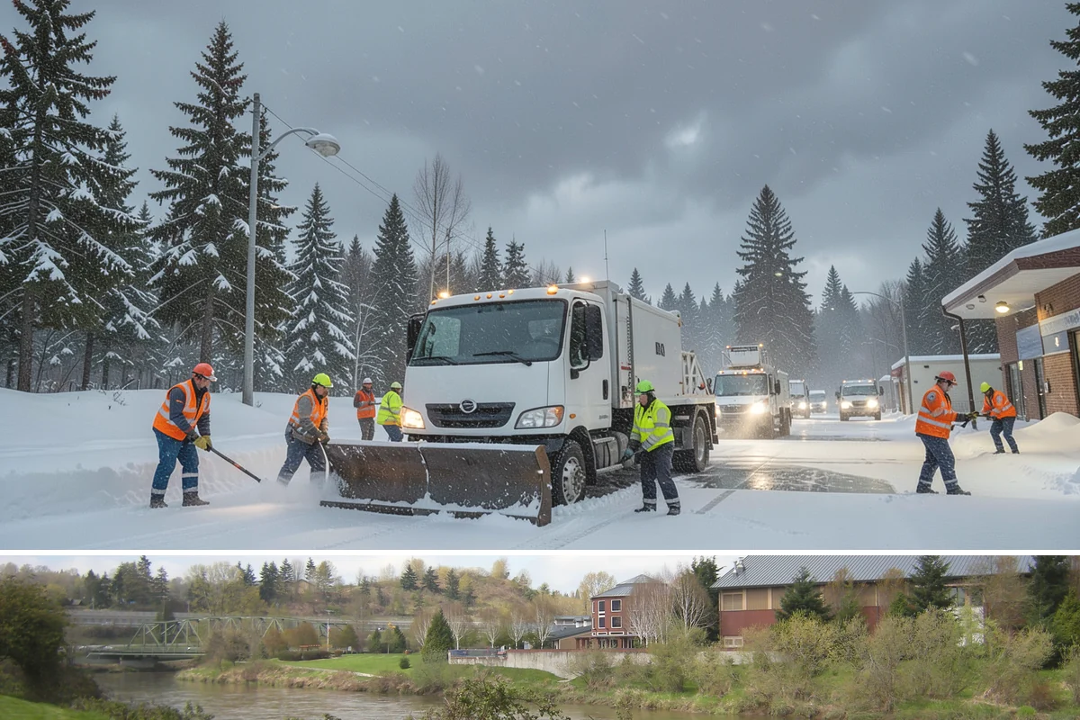 Cabin Snow Removal in Tukwila, King County, WA - Mountain and foothill cabins need attention throughout the snow season, which runs deeper and longer than the lowland winter...