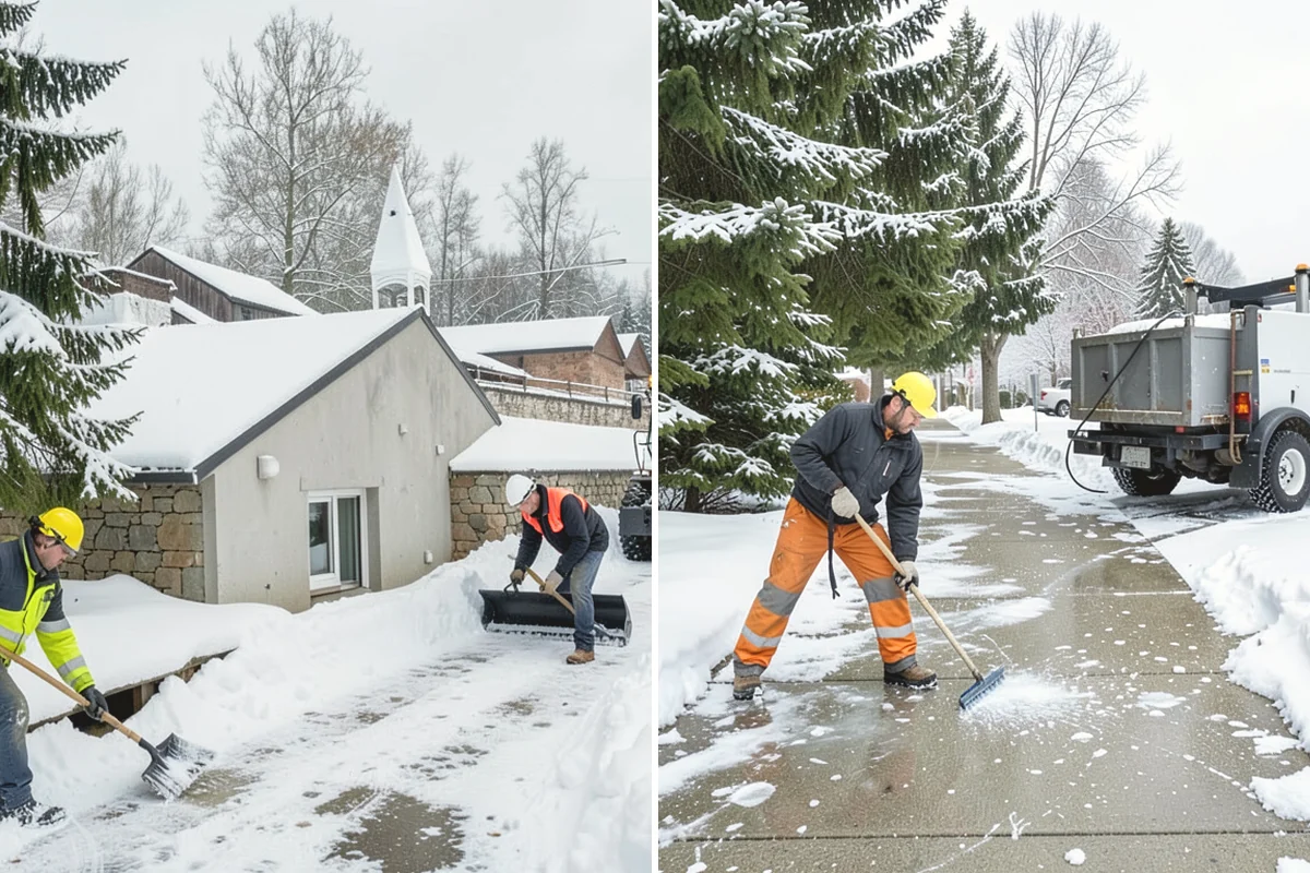 Cabin Snow Removal in University Place, Pierce County, WA - We set a monitoring and clearing schedule with you