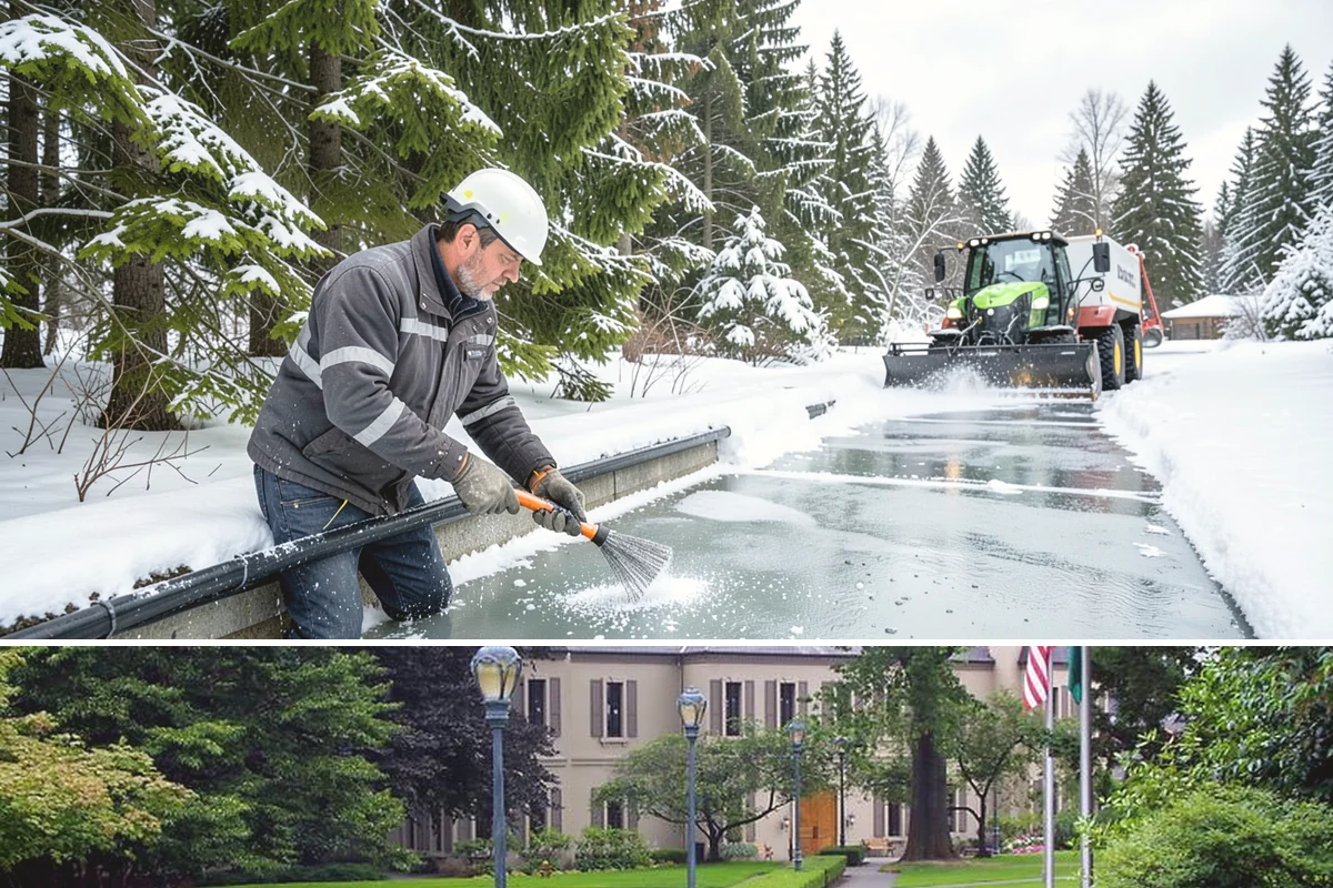 Cabin Snow Removal in Woodinville, King County, WA - Mountain and foothill cabins need attention throughout the snow season, which runs deeper and longer than the lowland winter...