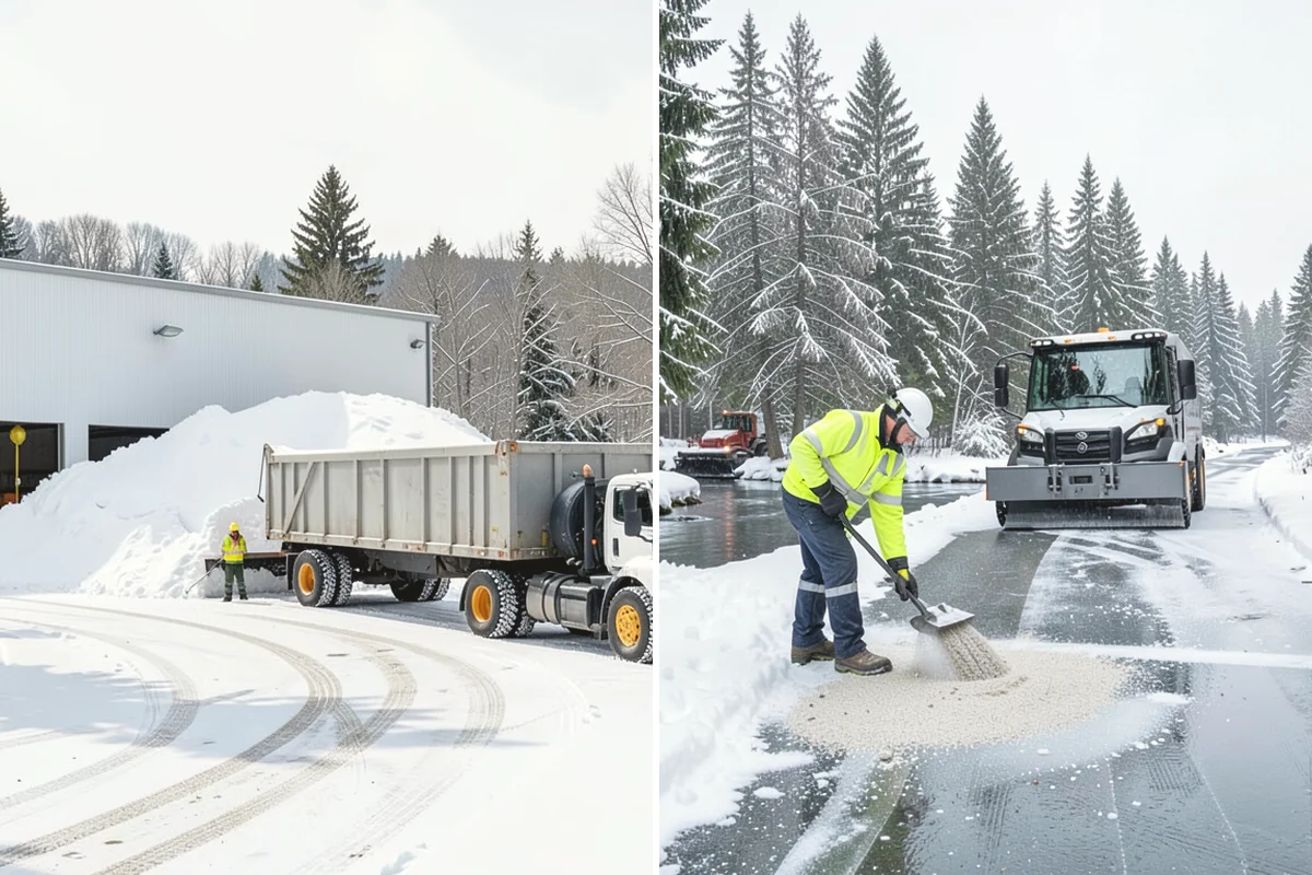 Calcium Chloride Application in Anacortes, Skagit County, WA - Reserve calcium chloride for the most severe cold events