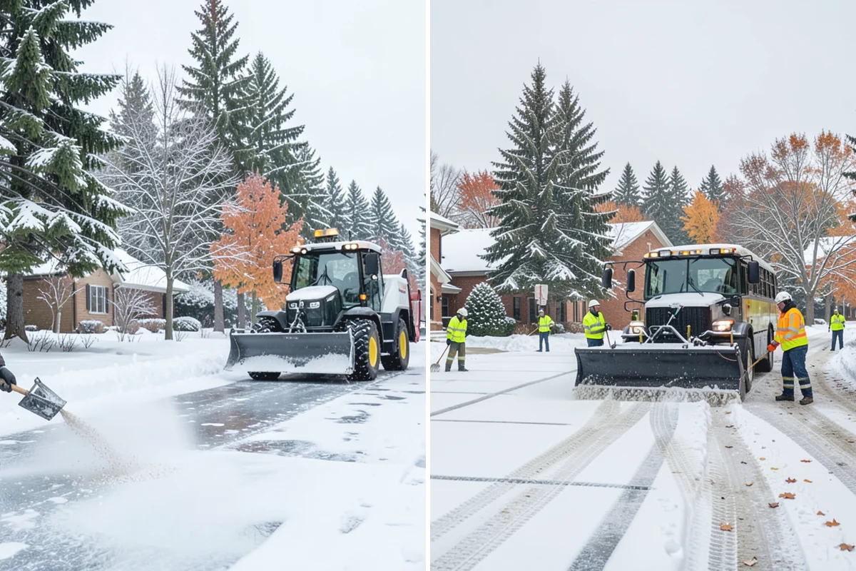 Calcium Chloride Application in Auburn, King County, WA - Reserve calcium chloride for the most severe cold events