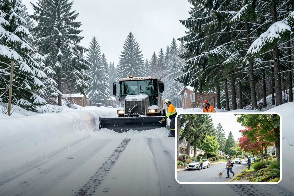 Calcium Chloride Application in Beaux Arts Village, King County, WA - Fastest melt available for the deepest PNW freezes