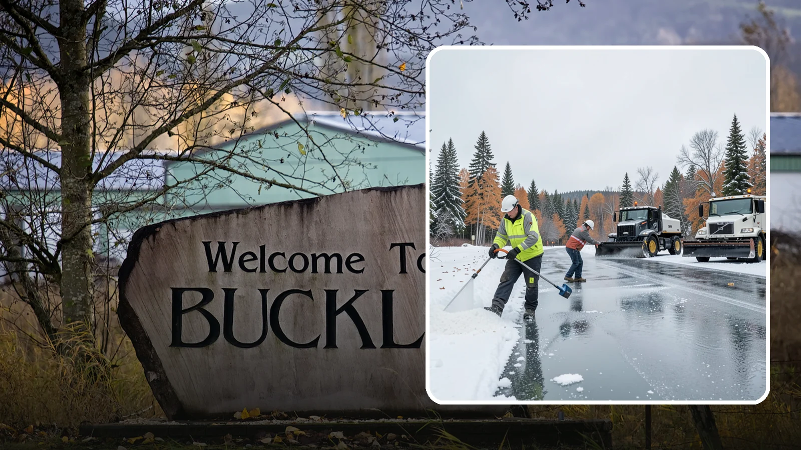 Calcium Chloride Application in Buckley, Pierce County, WA - Calcium chloride application delivers the fastest, deepest melt for the hardest freezes Western Washington sees.