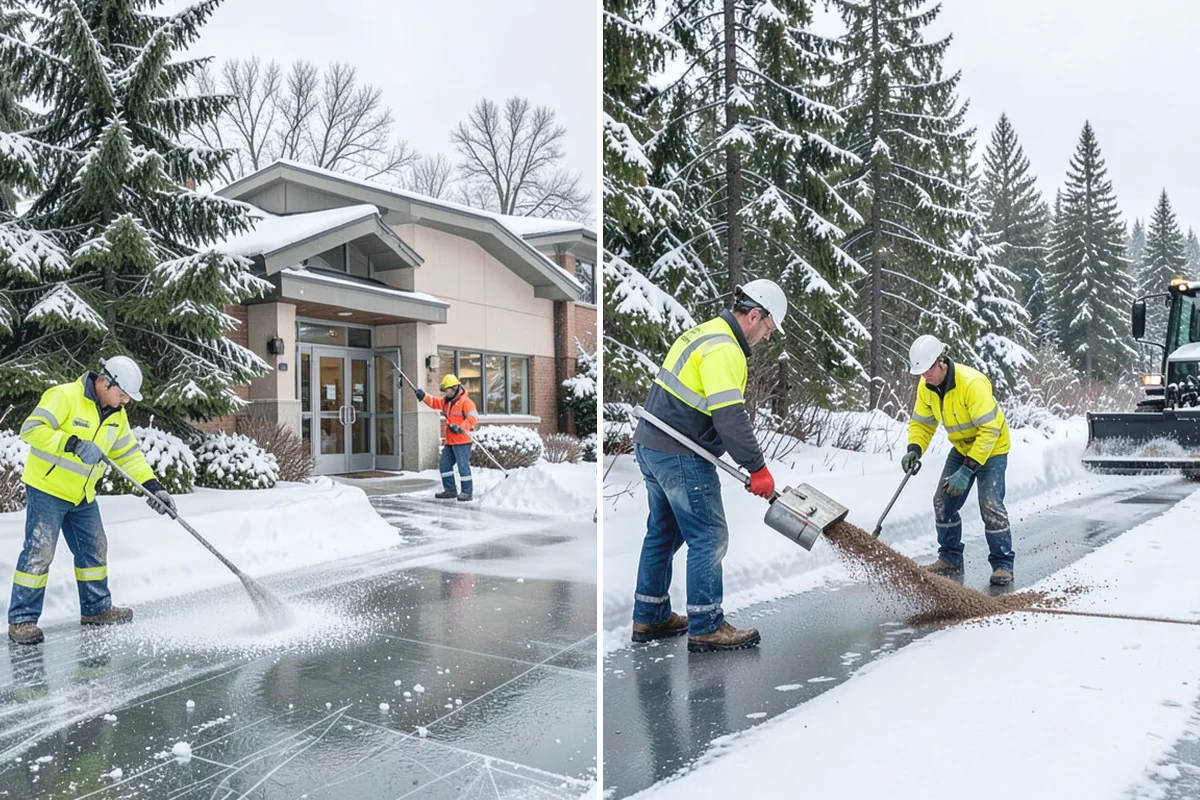 Calcium Chloride Application in Buckley, Pierce County, WA - Reserve calcium chloride for the most severe cold events