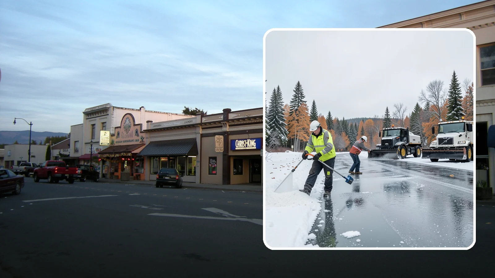 Calcium Chloride Application in Burlington, Skagit County, WA - Calcium chloride application delivers the fastest, deepest melt for the hardest freezes Western Washington sees.