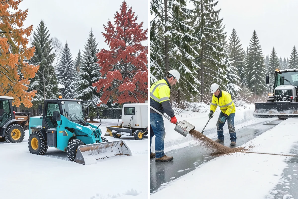 Calcium Chloride Application in Burlington, Skagit County, WA - Reserve calcium chloride for the most severe cold events