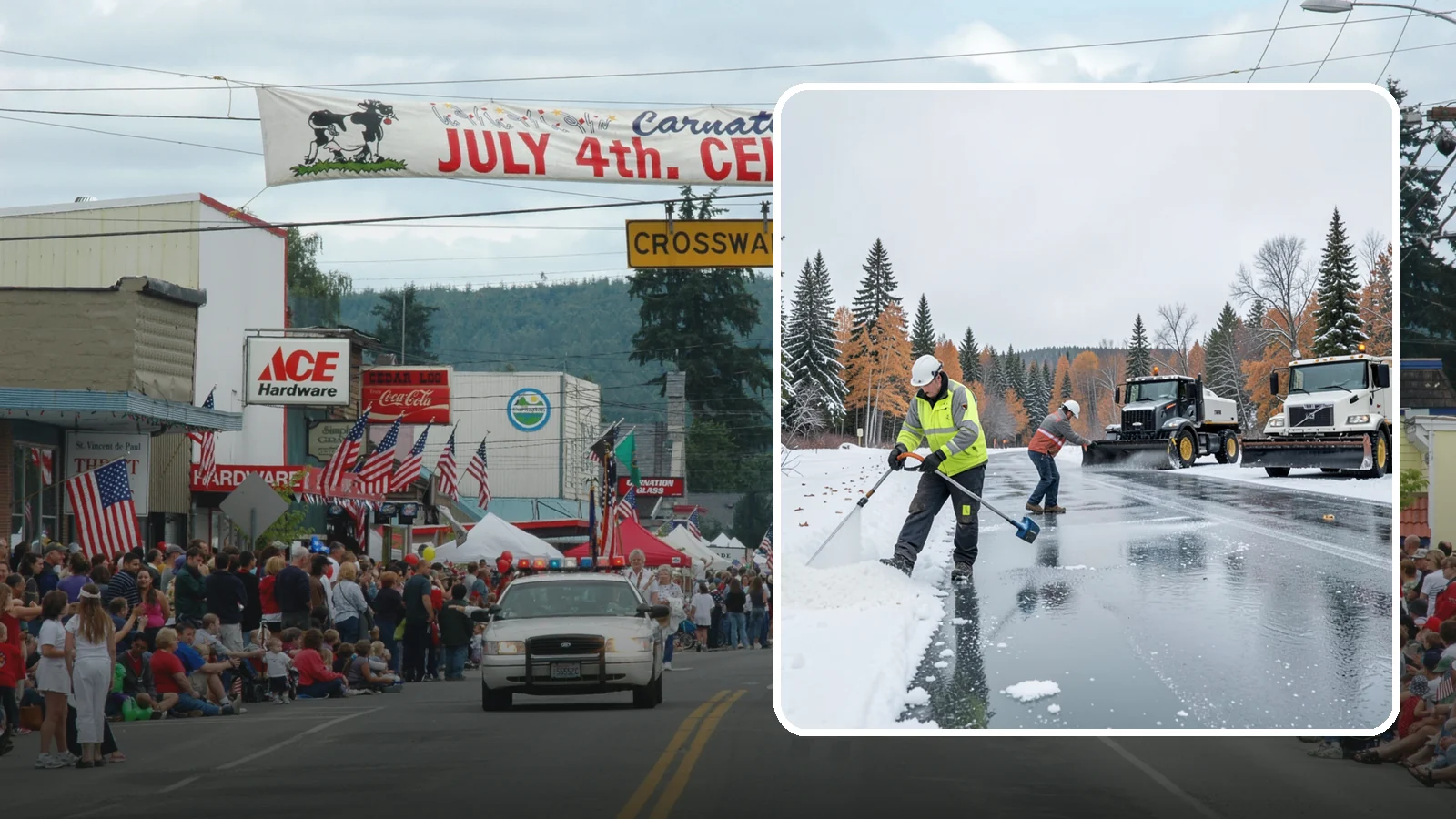 Calcium Chloride Application in Carnation, King County, WA - Calcium chloride application delivers the fastest, deepest melt for the hardest freezes Western Washington sees.