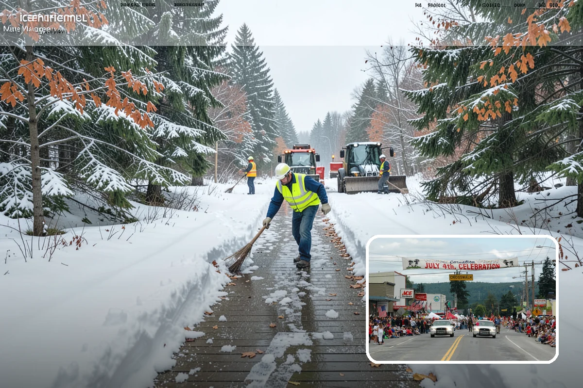 Calcium Chloride Application in Carnation, King County, WA - Fastest melt available for the deepest PNW freezes