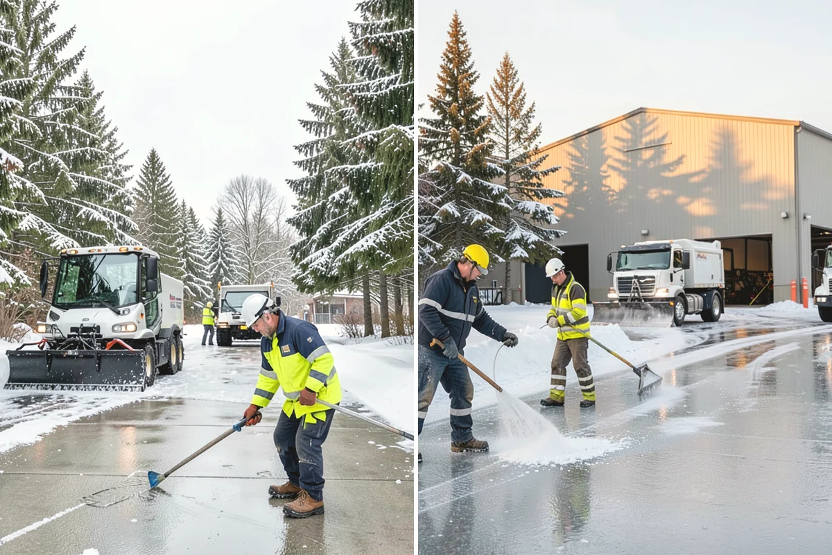 Calcium Chloride Application in Carnation, King County, WA - Reserve calcium chloride for the most severe cold events