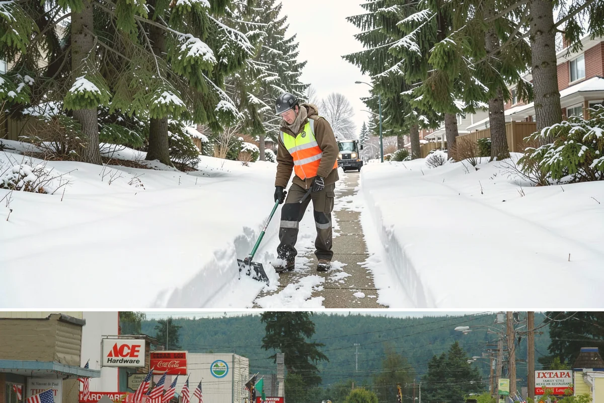 Calcium Chloride Application in Carnation, King County, WA - Calcium chloride application is used during the deepest freezes of December through February, when Puget Sound outflow events...