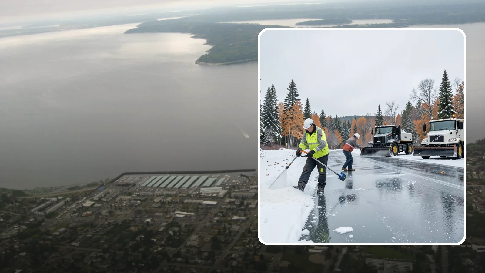 Calcium Chloride Application in Des Moines, King County, WA - Calcium chloride application delivers the fastest, deepest melt for the hardest freezes Western Washington sees.