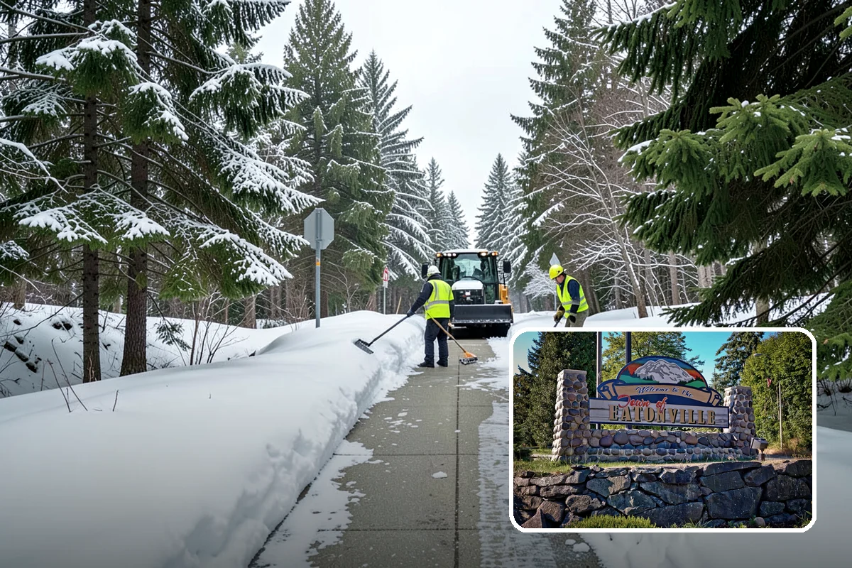 Calcium Chloride Application in Eatonville, Pierce County, WA - Fastest melt available for the deepest PNW freezes