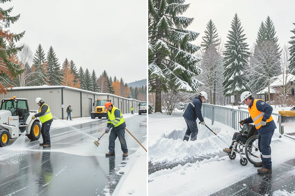 Calcium Chloride Application in Eatonville, Pierce County, WA - Reserve calcium chloride for the most severe cold events