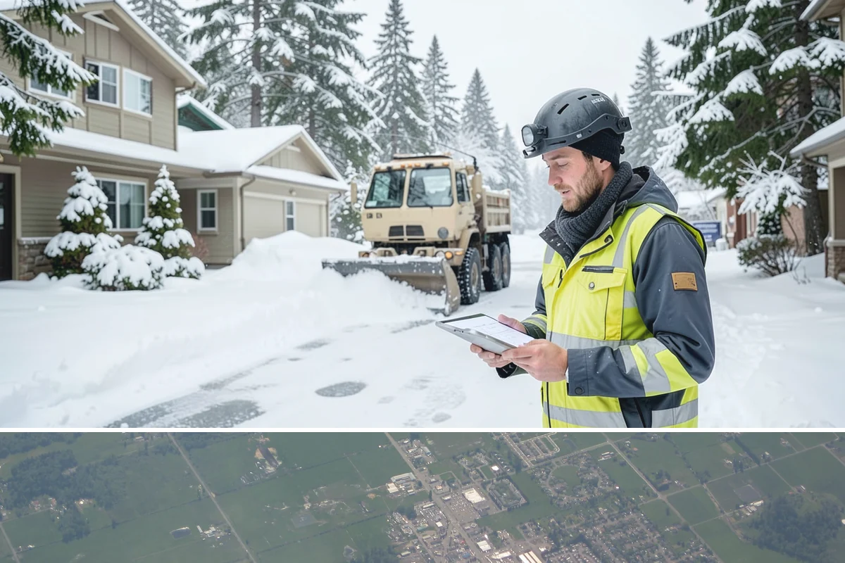 Calcium Chloride Application in Enumclaw, King County, WA - Calcium chloride application is used during the deepest freezes of December through February, when Puget Sound outflow events...