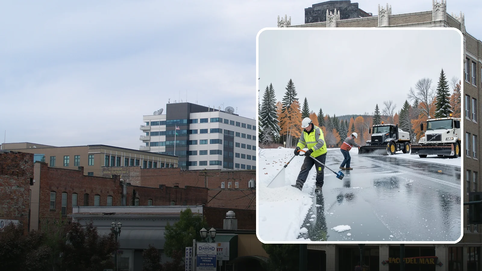 Calcium Chloride Application in Everett, Snohomish County, WA - Calcium chloride application delivers the fastest, deepest melt for the hardest freezes Western Washington sees.